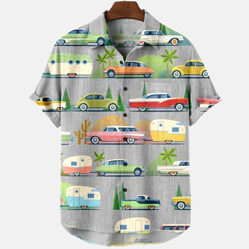 Hawaiian Shirts For Men Fashion Comfortable Unisex Short Sleeve Tops