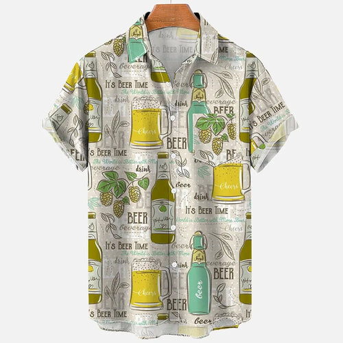 Hawaiian Shirts For Men Fashion Comfortable Unisex Short Sleeve Tops